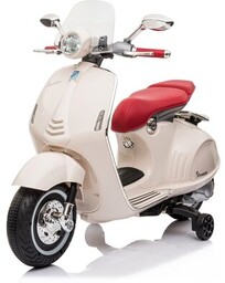 SUN BABY Motorek elektryczny Scooter Vespa Biały