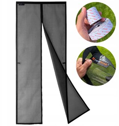 Moskitiera z Włókna Szklanego magnesy Drzwi 90x210