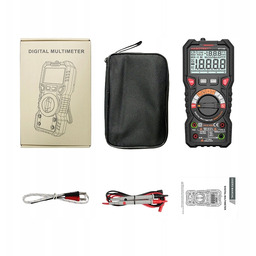 Habotest Zestaw Cyfrowy Multimetr Tester Miernik Sonda Baterie