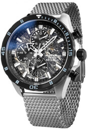 Zegarek Męski Vostok Europe 6S10-320E693B srebrny