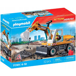 Playmobil Action Heroes 71749 Duża koparka