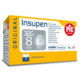 PIC Insupen Igły do penów insulinowych 32G 8mm,