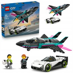 Lego 60489 City Odrzutowiec kontra samochód Miasto Samolot