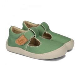 Ameko tenisówki Barefoot Axel Green na rzep roz.21