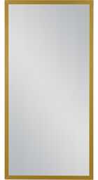 Lustro łazienkowe prostokątne 40x80 cm złota rama