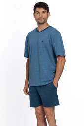 Piżama męska GABRIEL Niebieski