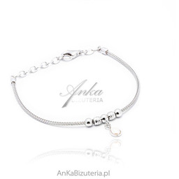 ankabizuteria.pl Bransoletka srebrna CALZA z masą perłową
