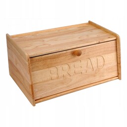 Chlebak pojemnik na chleb bułki pieczywo drewno kauczukowe