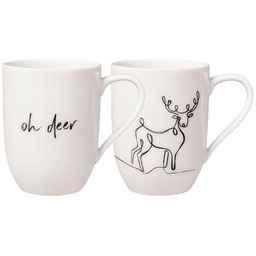 Villeroy & Boch Zestaw 2 kubków Xmas Reindeer