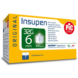 PIC Insupen 32G 6mm, igły do penów, 100
