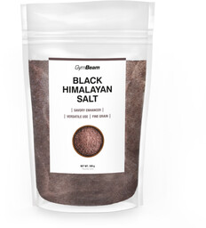 GymBeam Czarna sól himalajska 500 g - drobna