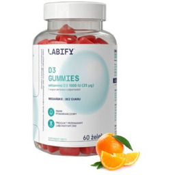 LABIFY Witamina D3 Gummies Pomarańczowy (60 żelek)