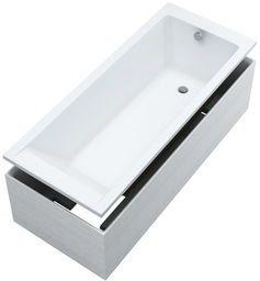Schedpol Milos SET wanna akrylowa 150x70x56 cm biały