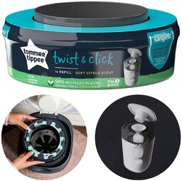 TOMMEE TIPPEE Wkład do pojemników na pieluchy 1pak