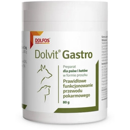 DOLFOS Dolvit gastro dla psów i kotów 80g