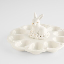 Patera Na Jajka Bellissima z motywem kwiatowym