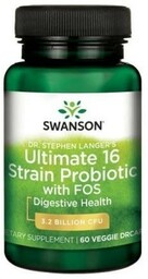 Swanson Ultimate 16 Strain Probiotic z FOS, 60