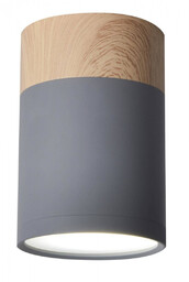 Lampa sufitowa TUBA szaro/drewniana Candellux 2284262