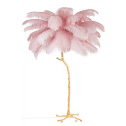 King Home Podłogowa lampa Tiffany JL0019.PINK drzewo różowe