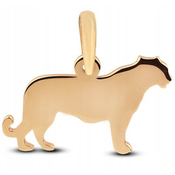PIĘKNA ZŁOTA ZAWIESZKA LEW LION LWICA LIONESS 333