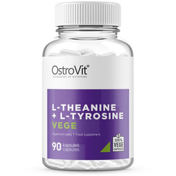 L-Theanine + L-Tyrosine Vege Suplement diety, 90 kaps.
