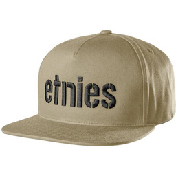 czapka męska ETNIES CORP SNAPBACK Khaki