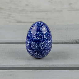 Ręcznie malowana pisanka ceramiczna, Bolesławiec