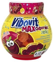 Vibovit Max Odporność żelki o smaku czarnego bzu