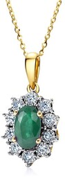 Złota Zawieszka z Diamentami pr 585 / 14
