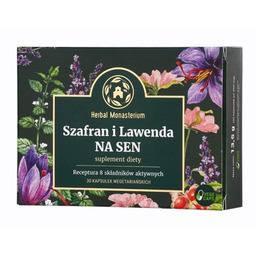 Szafran i Lawenda na sen, 30 kapsułek