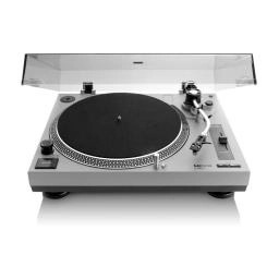 Lenco L-3808 Manualny Napęd bezpośredni Przedwzmacniacz Szary Gramofon