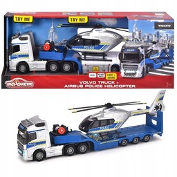 Majorette Ciężarówka Volvo Helikopter, Majorette