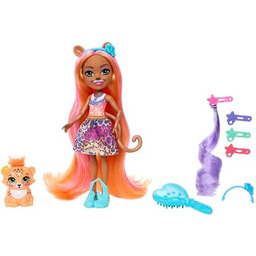 Enchantimals Gepard Lalka Deluxe Zestaw z małą lalką