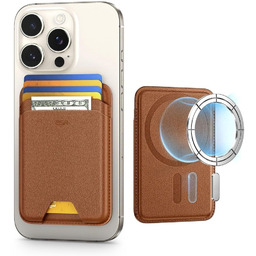 ESR CLASSIC RFID MAGNETIC WALLET MAGSAFE CARAMEL BROWN