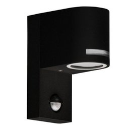 Lampa KOBI QUAZAR 13 CZARNA z czujnikiem ruchu