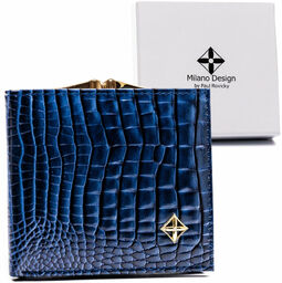 Elegancka zgrabna damska portmonetka Milano Design
