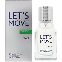 Benetton Let''s Move Woda Toaletowa Dla Mężczyzn 40ml