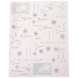 Peggy Sage, naklejki do paznokci, Holo Christmas