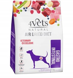 4Vets Natural Gastro Intestinal zaburzenia trawienia 1kg