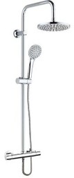 INVENA Deszczownica ESLA z baterią termostatyczną chrom AU-94-D01-C