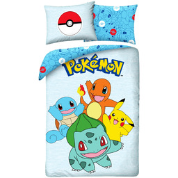 Pościel Bawełniana 140 X 200 CM Pokemon Pikachu