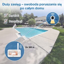 Niania elektroniczna VTECH VM5254 Biały