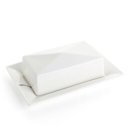 FLORINA Maselniczka Alta Duo porcelanowa biała