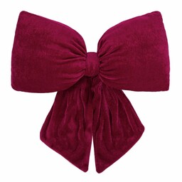 Spod Igły I Nitki Poduszka świąteczna Kokarda 40x23