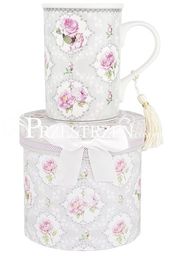KUBEK PORCELANOWY ASHDENE - FLORAL PRINTS Pink Rose