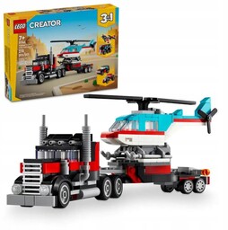 Lego Creator Ciężarówka z platformą i helikopterem 31146