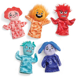 Zestaw pacynek emocje cz.2 + KARTY PRACY