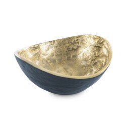 Eurofirany Misa dekoracyjna 14x14x6 Pedro 1 granatowa złota