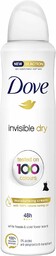 Dove Invisible Dry Dezodorant, Biały, 250 ml