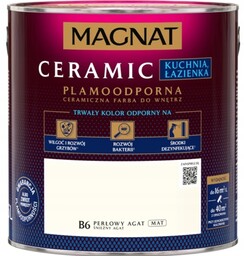 Farba ceramiczna ścienna Magnat 2,5 l B6 Śnieżny